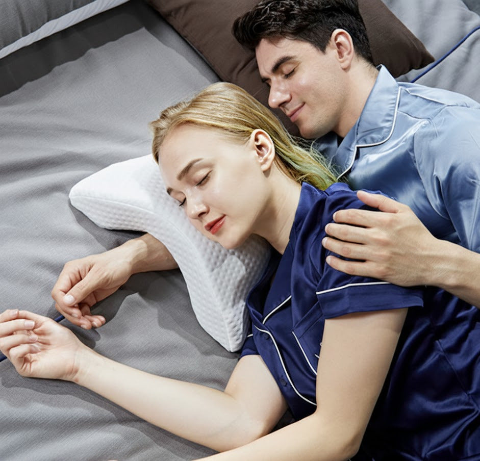 Almohada Ergonómica Cervical con Apoya Brazo